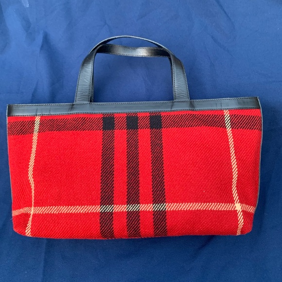 Vintage Burberry London tote bag medium size. - Picture 3 of 16